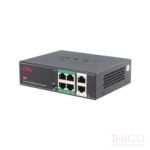 ONV H1064PSD 4 Port Unmanaged PoE+ with 2 Port Uplink Switch